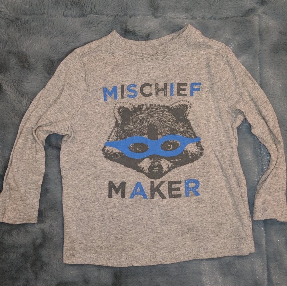 Old Navy "Mischief Maker" long sleeve tee size 2T